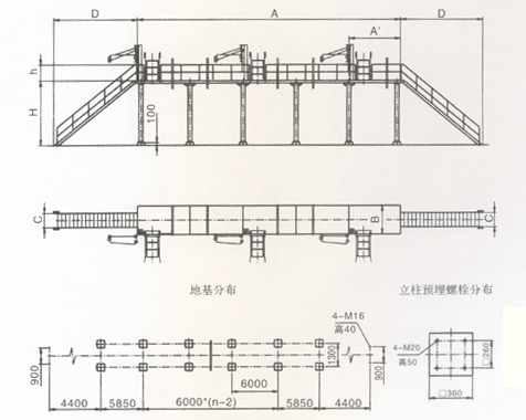 单侧作业火车栈桥